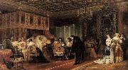 Paul Delaroche Cardinal Mazarin's Last Sickness oil painting artist